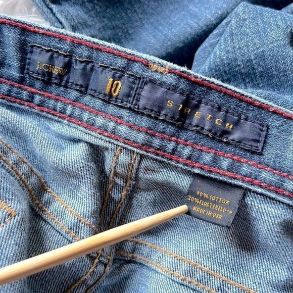J Crew Women’s Boot Cut Stretch Jeans Distressed 10 - Picture 7 of 11